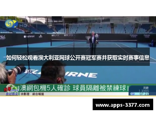 如何轻松观看澳大利亚网球公开赛冠军赛并获取实时赛事信息
